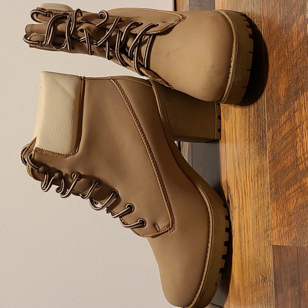 High Heel Platform Booties